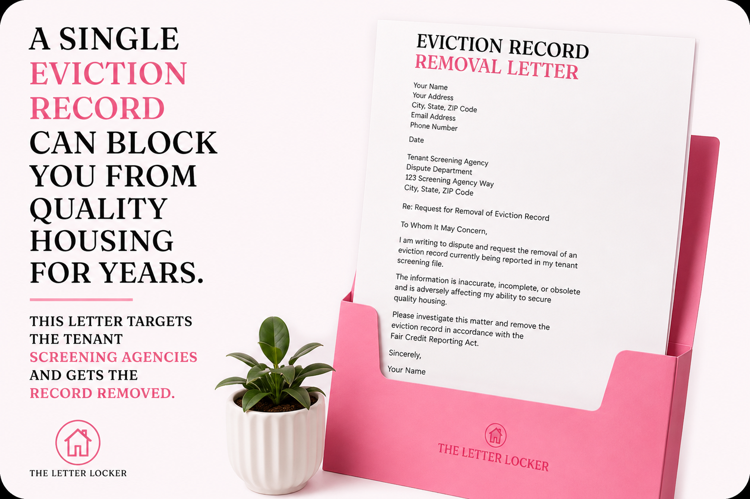 Eviction Removal Letter